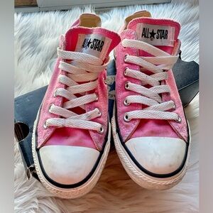 Converse low Chuck Taylor Pink Woman 7 Men 5